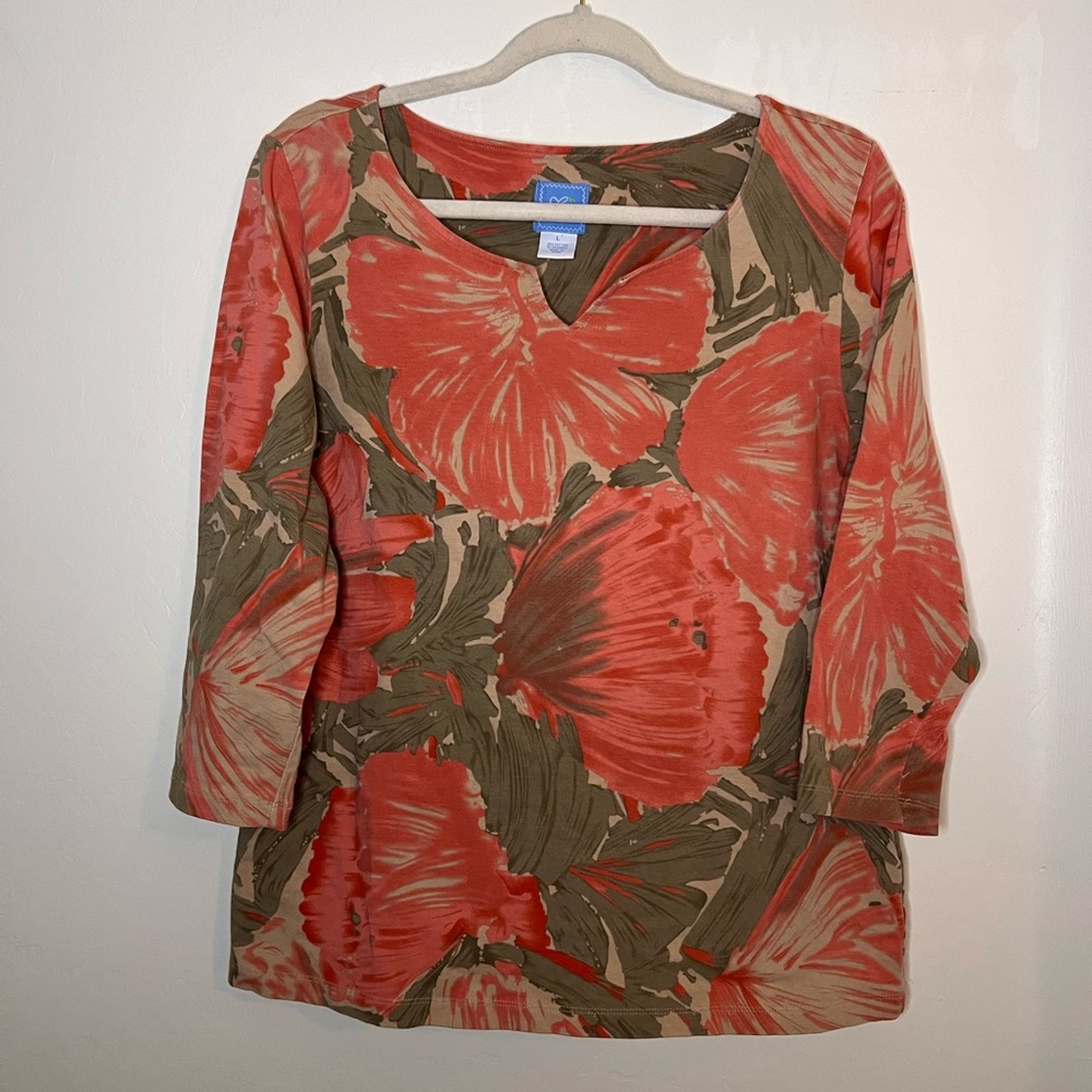Lark Lane Floral Blouse - L
